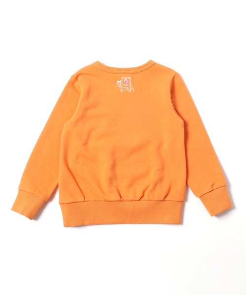 KP（ケーピー）の「【日本製】mimiちゃんオレンジレストランモチーフのトレーナー(100-130cm)（スウェット・キッズ・オレンジ/オートミール・110cm/100cm/120cm/130cm）」の5枚目の写真