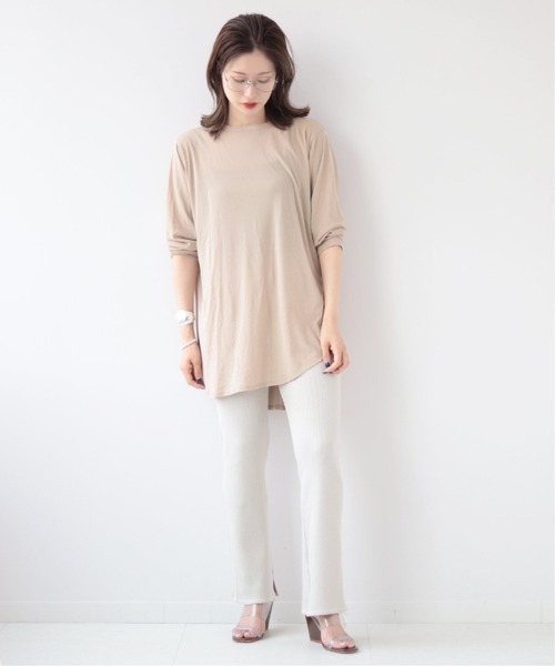 plage（プラージュ）の「super right long Tシャツ◇（Tシャツ