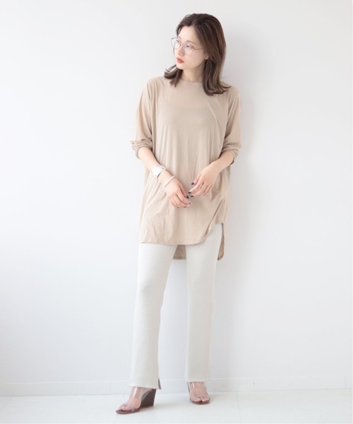 新品　plage プラージュ　ロングTシャツ plage（プラージュ）の「super right long Tシャツ◇（Tシャツ