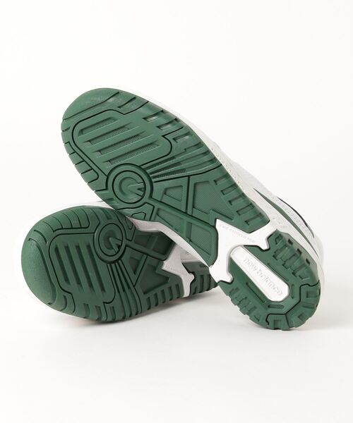 NEW BALANCE（ニューバランス）の「【重複登録　入荷禁止】BB550（スニーカー・メンズ・ホワイト×グリーン/ホワイト×ネイビー/ホワイト×パープル・23.5cm/26.0cm/23.0cm/28.0cm/25.0cm/27.0cm/29.0cm/24.5cm/24.0cm/28.5cm/26.5cm/25.5cm/27.5cm/22.5cm）」の5枚目の写真