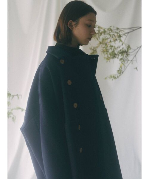 merry jenny（メリージェニー）の「more more loose コート（チェスターコート・レディース・ブラック/ベージュ/ネイビー/オリーブ・FREE）」の20枚目の写真