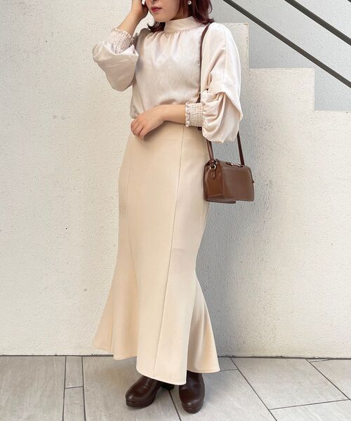 MAJESTIC LEGON(マジェスティックレゴン)の「スタイルアップマーメイドスカート(スカート・レディース・ブラック/ブラウン/ピンク/アイボリー・SMALL/MEDIUM)」の19枚目の写真