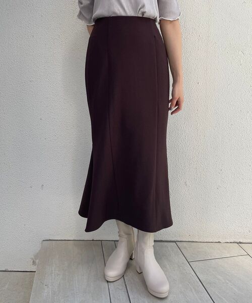 MAJESTIC LEGON(マジェスティックレゴン)の「スタイルアップマーメイドスカート(スカート・レディース・ブラック/ブラウン/ピンク/アイボリー・SMALL/MEDIUM)」の14枚目の写真