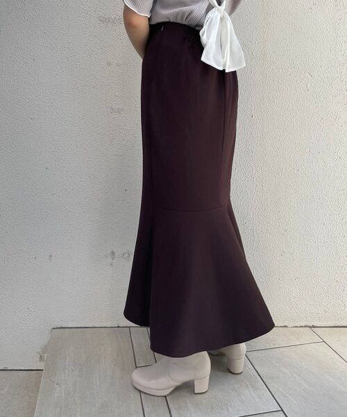 MAJESTIC LEGON(マジェスティックレゴン)の「スタイルアップマーメイドスカート(スカート・レディース・ブラック/ブラウン/ピンク/アイボリー・SMALL/MEDIUM)」の9枚目の写真