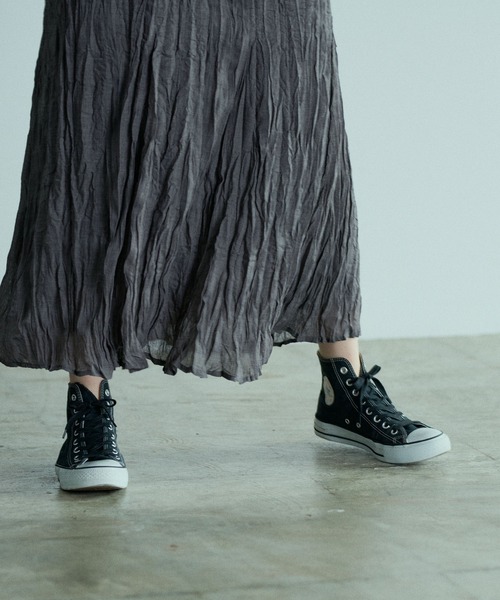 PUAL CE CIN（ピュアルセシン）の「【Du noir】ワッシャー加工スカート（スカート・レディース・チャコールグレー/ベージュ・FREE）」の21枚目の写真