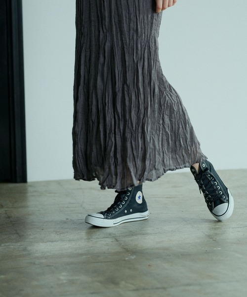 PUAL CE CIN（ピュアルセシン）の「【Du noir】ワッシャー加工スカート（スカート・レディース・チャコールグレー/ベージュ・FREE）」の16枚目の写真