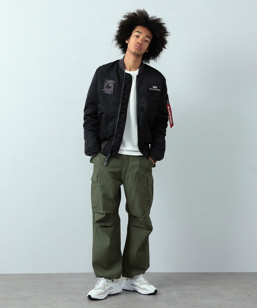 ALPHA（アルファ）の「AIR CREW MA-1タイト(パッチモデル)（MA-1