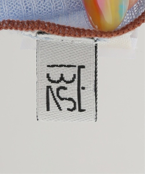 BASERANGE（ベースレンジ）の「【BASERANGE/ベースレンジ】PRE VEIN LONGSLEEVE：カットソー（Tシャツ/カットソー・レディース・アイボリー/ブルー・SMALL）」の4枚目の写真