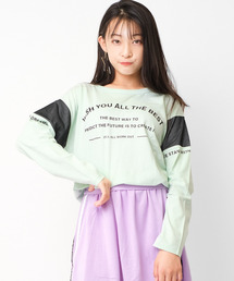 RiCO SUCRE（リコシュクレ）の「バッククロスロングTシャツ（Tシャツ/カットソー）」