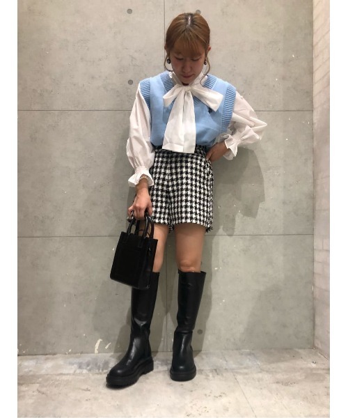 PHILLY（フィリー）の「リボン付き長袖ブラウス（シャツ/ブラウス・レディース・ホワイト/ブラック・FREE）」の11枚目の写真