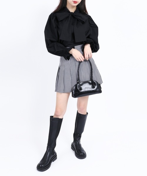 PHILLY（フィリー）の「リボン付き長袖ブラウス（シャツ/ブラウス・レディース・ホワイト/ブラック・FREE）」の20枚目の写真