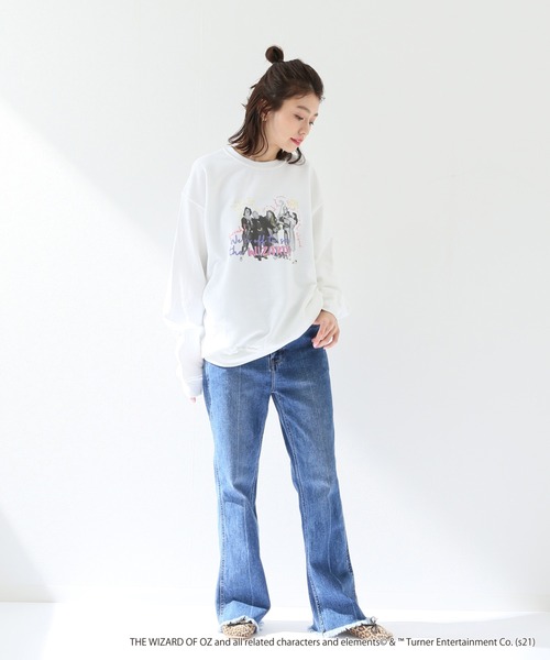 SLOBE citron.（スローブシトロン）の「SLOBE citron. The Wizard of OZ SWEAT【手洗い可能】◆（スウェット・レディース・ホワイト・FREE）」の4枚目の写真
