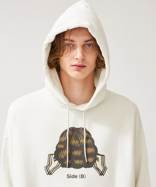 NEONSIGN（ネオンサイン）の「【NEONSIGN】SWITCH SNOW WHITE HOODIE（パーカー・メンズ・ホワイト・44）」の5枚目の写真