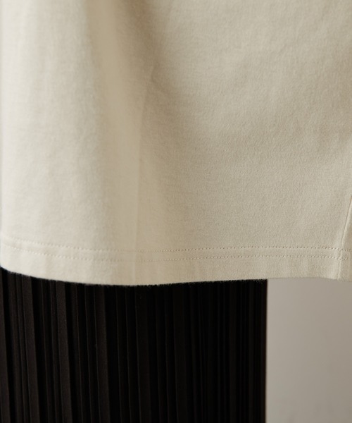 CIAOPANIC TYPY（チャオパニックティピー）の「バックフォトスーパーBIGチュニックTee（Tシャツ/カットソー・レディース・チャコールグレー/オフホワイト/オレンジ/グレー系その他・ONE SIZE）」の16枚目の写真