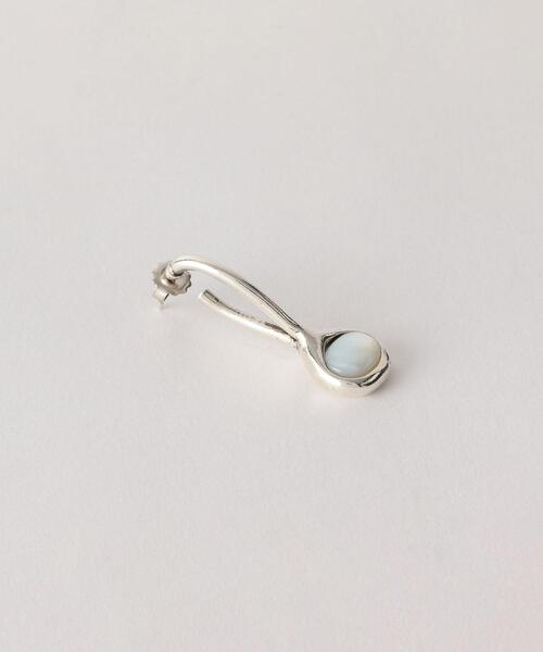 VELATTI（ヴェラッティ）の「＜VELATTI＞ストーン ピアス ◆（ピアス（両耳用）・レディース・シルバー・FREE）」の3枚目の写真