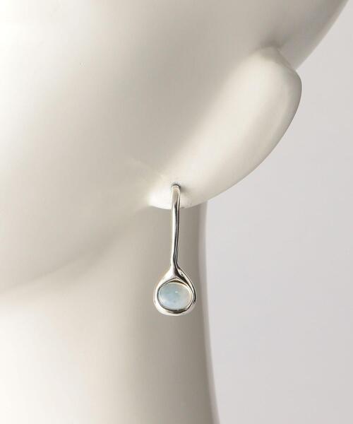 VELATTI（ヴェラッティ）の「＜VELATTI＞ストーン ピアス ◆（ピアス（両耳用）・レディース・シルバー・FREE）」の6枚目の写真