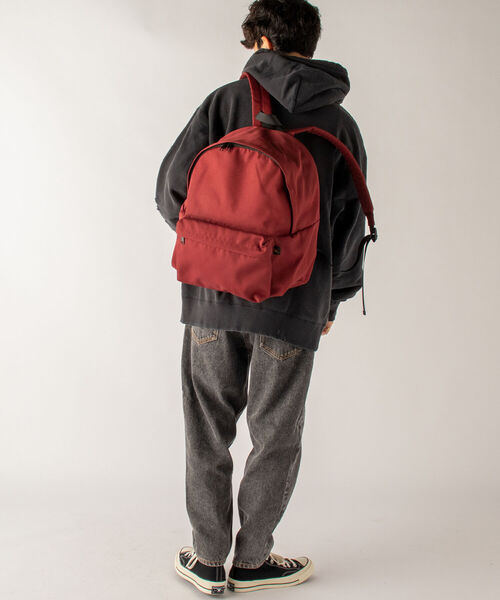 GLOSTER(グロスター)の「【GLOSTER/グロスター】ナイロンデイパック バックパック(バックパック/リュック・メンズ・ブラック/グレー/バーガンディー・FREE)」の9枚目の写真