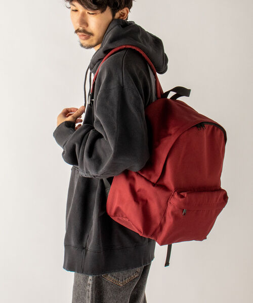 GLOSTER(グロスター)の「【GLOSTER/グロスター】ナイロンデイパック バックパック(バックパック/リュック・メンズ・ブラック/グレー/バーガンディー・FREE)」の4枚目の写真