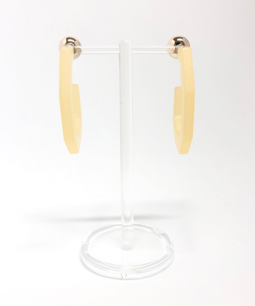 KONVINI(コンビニ)の「【ALP 】2wayアクリルピアス / 10007(ピアス(両耳用)・レディース・ホワイト/ベージュ/グリーン/ブルーグレー/ブラウン・FREE)」の11枚目の写真