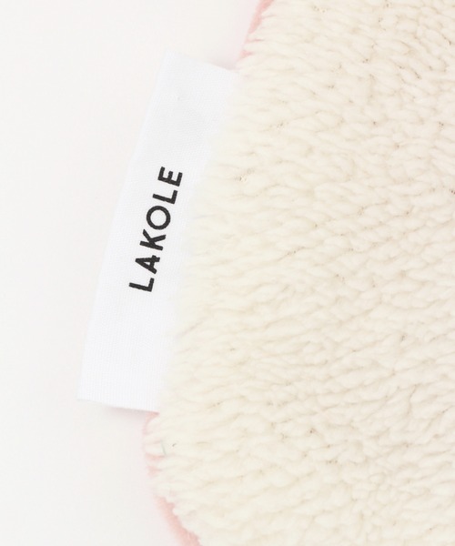 LAKOLE（ラコレ）の「フリースナイトマフラー / 216470（その他ルームウェア・レディース・ベージュ/ピンク/グリーン/チャコール・FREE）」の10枚目の写真