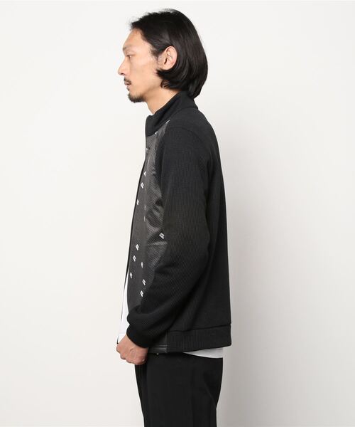 PUMA(プーマ)の「プーマ PUMA ゴルフコンビネーショングラフィックフルジップブルゾン_(ニット/セーター・メンズ・ネイビー/ブラック・M/LL/L)」の4枚目の写真
