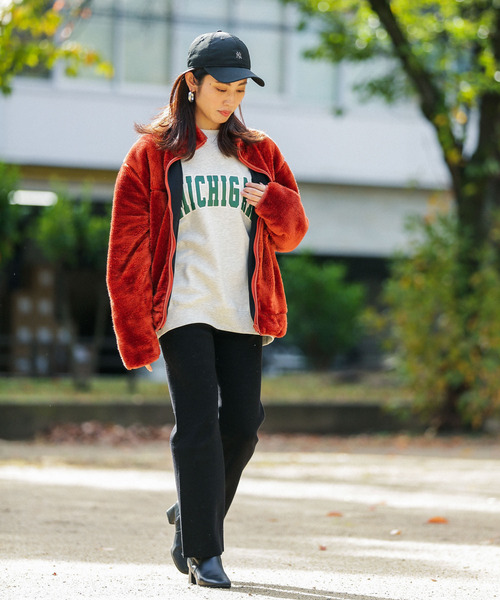 Ocean Pacific（オーシャンパシフィック）の「『別注』Ocean Pacific×Sonny Label　ボアブルゾン（ブルゾン・メンズ・ブラック/グリーン/ブラウン系その他/アニマル・MEDIUM/LARGE）」の11枚目の写真