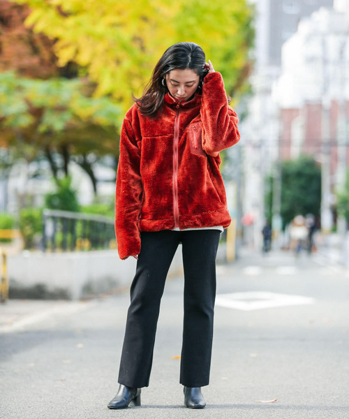 Ocean Pacific（オーシャンパシフィック）の「『別注』Ocean Pacific×Sonny Label　ボアブルゾン（ブルゾン・メンズ・ブラック/グリーン/ブラウン系その他/アニマル・MEDIUM/LARGE）」の17枚目の写真