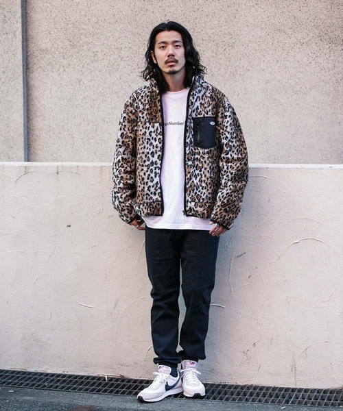 Ocean Pacific（オーシャンパシフィック）の「『別注』Ocean Pacific×Sonny Label　ボアブルゾン（ブルゾン・メンズ・ブラック/グリーン/ブラウン系その他/アニマル・MEDIUM/LARGE）」の18枚目の写真