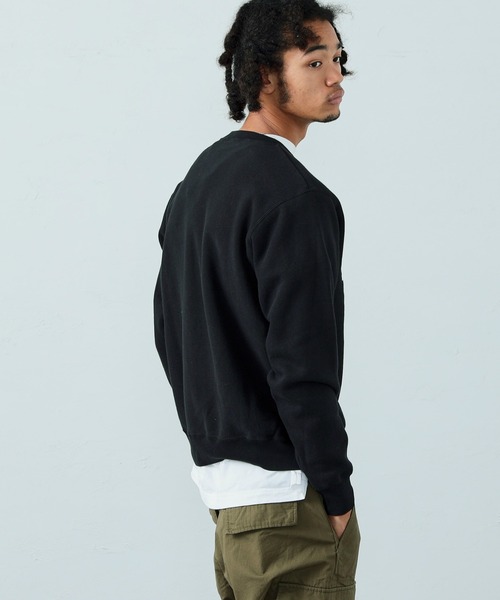 Alpha Industries(アルファインダストリーズ)の「ヴィンテージクルーネックスウェット(スウェット・メンズ・ブラック/ヘザーグレー/ネイビー・MEDIUM/LARGE/X-LARGE)」の6枚目の写真