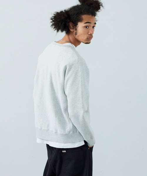 Alpha Industries(アルファインダストリーズ)の「ヴィンテージクルーネックスウェット(スウェット・メンズ・ブラック/ヘザーグレー/ネイビー・MEDIUM/LARGE/X-LARGE)」の9枚目の写真