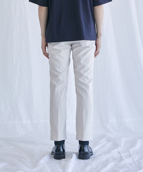 PUBLIC TOKYO（パブリックトウキョウ）の「タフスラ フレアスラックス / フレアパンツ（スラックス・メンズ・ネイビー/ブラウン/ライトベージュ・1/2/3）」の7枚目の写真