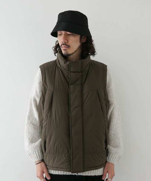 WILD THINGS（ワイルドシングス）の「『別注』WILDTHINGS×Sonny Label　MONSTER VEST（ダウンベスト・メンズ・カーキ/ブラック・MEDIUM/LARGE）」の18枚目の写真