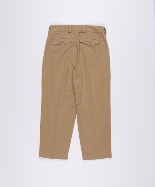 FIDELITY（フィデリティ）の「2-TUCK CHINO TROUSERS / 2タックチノトラウザーズ（チノパンツ・メンズ・キナリ/ブラック/ベージュ・MEDIUM/LARGE/X-LARGE）」の6枚目の写真