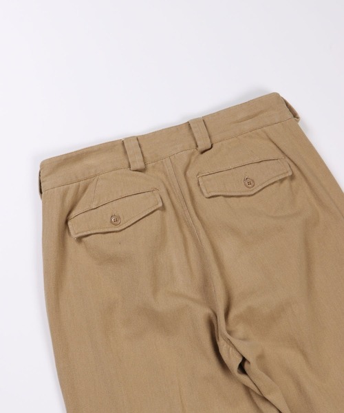 FIDELITY（フィデリティ）の「2-TUCK CHINO TROUSERS / 2タックチノトラウザーズ（チノパンツ・メンズ・キナリ/ブラック/ベージュ・MEDIUM/LARGE/X-LARGE）」の15枚目の写真