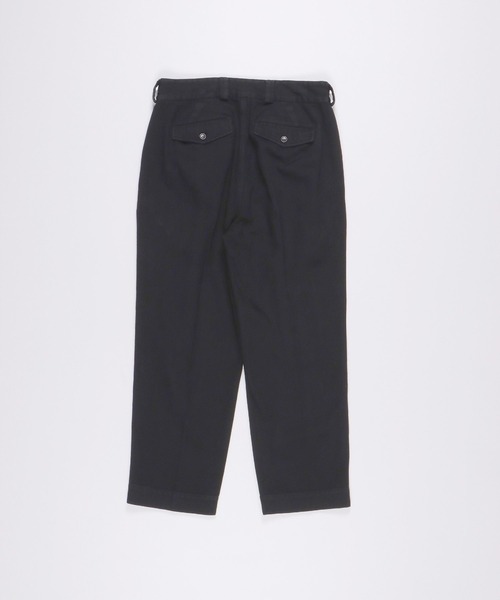 FIDELITY（フィデリティ）の「2-TUCK CHINO TROUSERS / 2タックチノトラウザーズ（チノパンツ・メンズ・キナリ/ブラック/ベージュ・MEDIUM/LARGE/X-LARGE）」の5枚目の写真