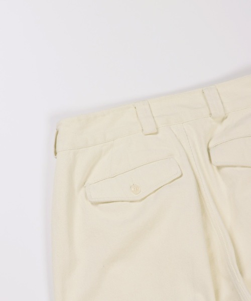 FIDELITY（フィデリティ）の「2-TUCK CHINO TROUSERS / 2タックチノトラウザーズ（チノパンツ・メンズ・キナリ/ブラック/ベージュ・MEDIUM/LARGE/X-LARGE）」の13枚目の写真