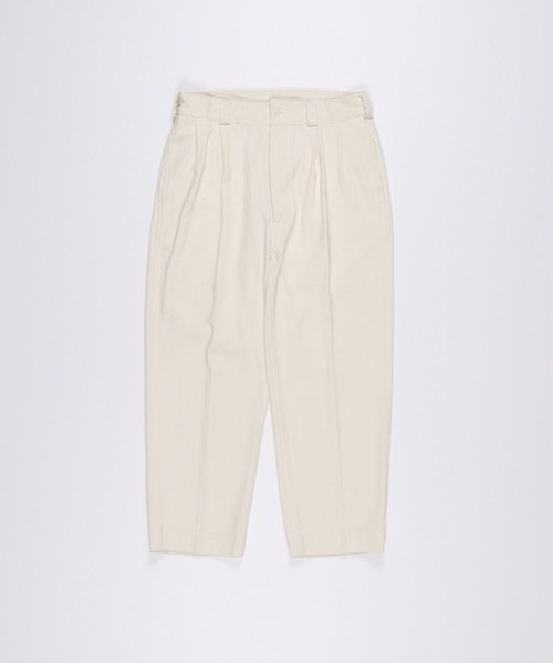 FIDELITY（フィデリティ）の「2-TUCK CHINO TROUSERS / 2タックチノトラウザーズ（チノパンツ・メンズ・キナリ/ブラック/ベージュ・MEDIUM/LARGE/X-LARGE）」の19枚目の写真