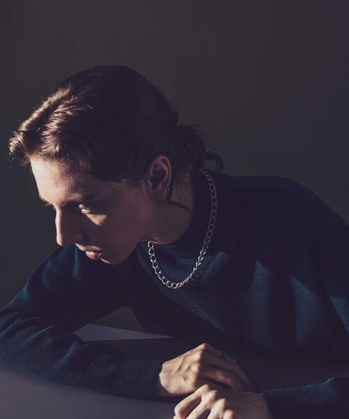 and cloud（アンドクラウド）の「Curb Chain Necklace S（ネックレス・レディース・ブラック/シルバー/イエローゴールド・FREE）」の7枚目の写真