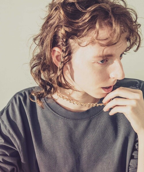 and cloud（アンドクラウド）の「Curb Chain Necklace S（ネックレス・レディース・ブラック/シルバー/イエローゴールド・FREE）」の10枚目の写真