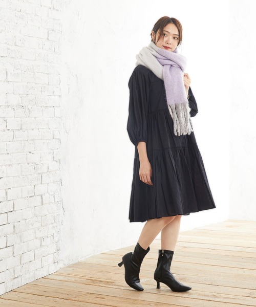 menue(メヌエ)の「ストレートチップストレッチブーツ(ブーツ・レディース・アイボリー/ブラック/ベージュ/ガンメタ・XS/S/M/L/LL/3L)」の19枚目の写真