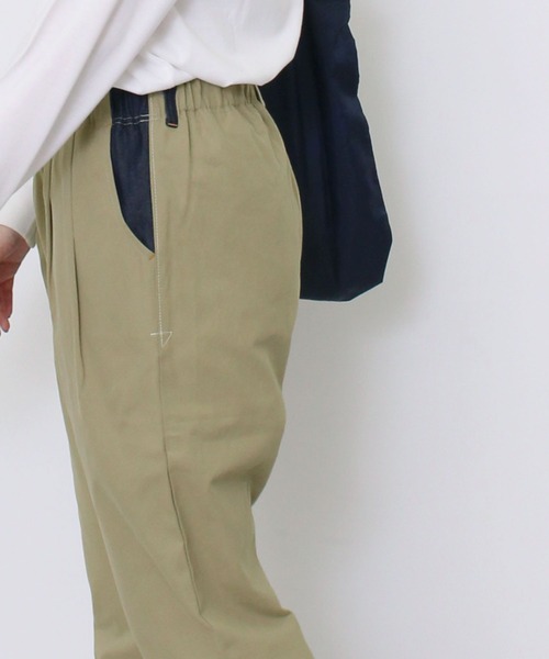 POU DOU DOU（プードゥドゥ）の「normesアーミークロスとりポケットパンツ（その他パンツ・レディース・オリーブ/インディゴブルー/ブルー/ダークグレー/キナリ・3）」の9枚目の写真