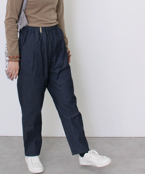 POU DOU DOU（プードゥドゥ）の「normesアーミークロスとりポケットパンツ（その他パンツ・レディース・オリーブ/インディゴブルー/ブルー/ダークグレー/キナリ・3）」の12枚目の写真