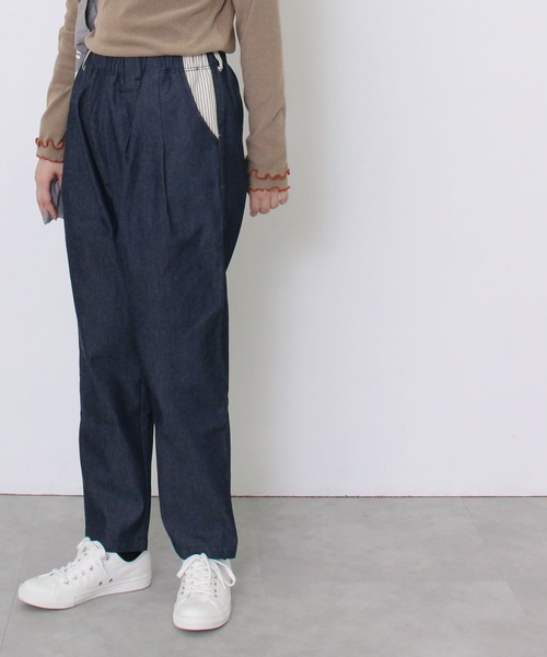 POU DOU DOU（プードゥドゥ）の「normesアーミークロスとりポケットパンツ（その他パンツ・レディース・オリーブ/インディゴブルー/ブルー/ダークグレー/キナリ・3）」の13枚目の写真