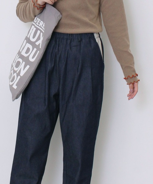 POU DOU DOU（プードゥドゥ）の「normesアーミークロスとりポケットパンツ（その他パンツ・レディース・オリーブ/インディゴブルー/ブルー/ダークグレー/キナリ・3）」の15枚目の写真