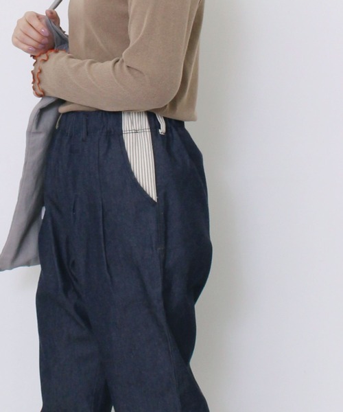 POU DOU DOU（プードゥドゥ）の「normesアーミークロスとりポケットパンツ（その他パンツ・レディース・オリーブ/インディゴブルー/ブルー/ダークグレー/キナリ・3）」の16枚目の写真