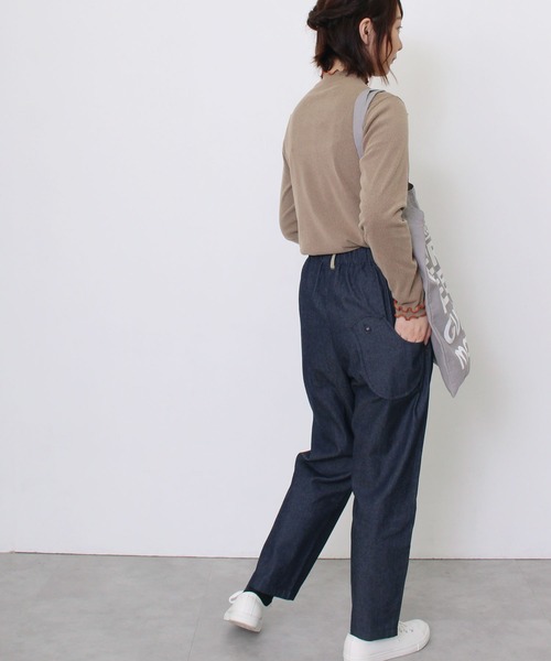 POU DOU DOU（プードゥドゥ）の「normesアーミークロスとりポケットパンツ（その他パンツ・レディース・オリーブ/インディゴブルー/ブルー/ダークグレー/キナリ・3）」の19枚目の写真