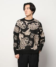 A4A | A4A (エーフォーエー) ペイズリーニット(ニット/セーター)