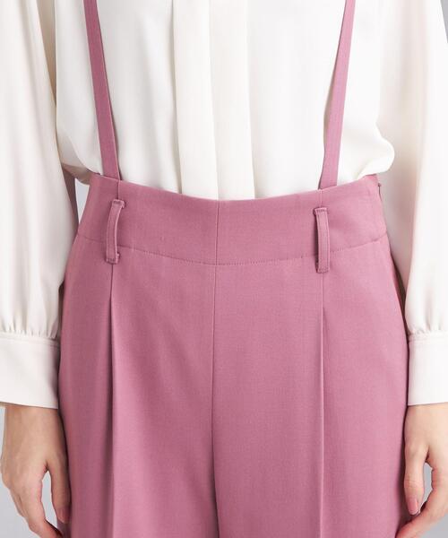 green label relaxing(グリーンレーベルリラクシング)の「B サージ ワイド パンツ(その他パンツ・レディース・オフホワイト/ピンク/コバルトブルー/ネイビー・44/46/40/38/42/36/34)」の8枚目の写真