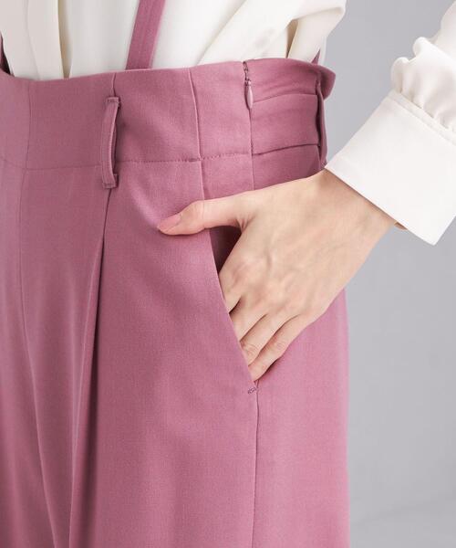 green label relaxing(グリーンレーベルリラクシング)の「B サージ ワイド パンツ(その他パンツ・レディース・オフホワイト/ピンク/コバルトブルー/ネイビー・44/46/40/38/42/36/34)」の10枚目の写真