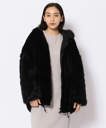 AULA AILA | AULA AILA/アウラアイラ/2WAY ECO FUR HOODED COAT(ブルゾン)